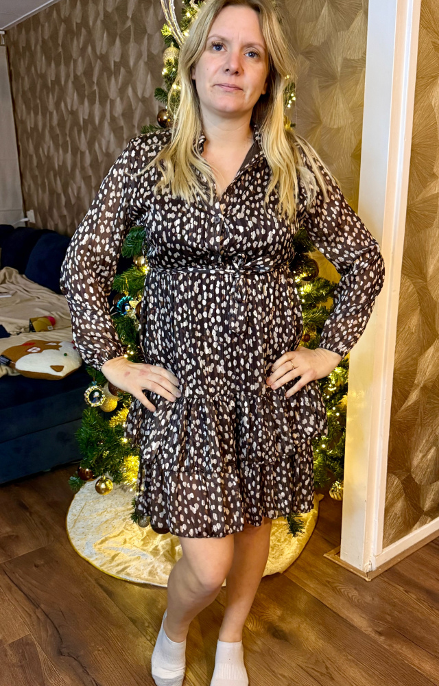 Jurk met patroon one size